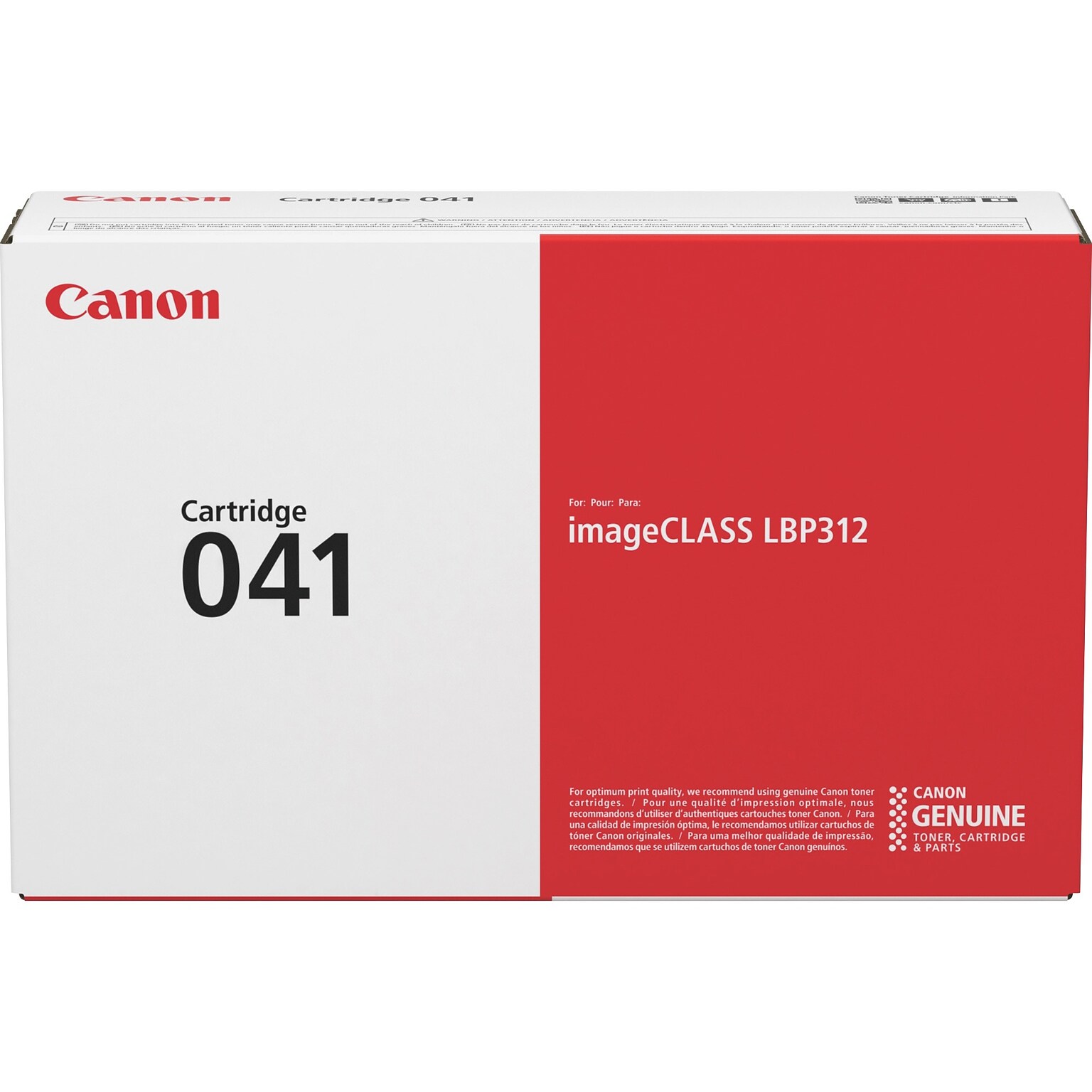 Canon 041 Black High Yield Toner Cartridge   (CNM0452C001AA)