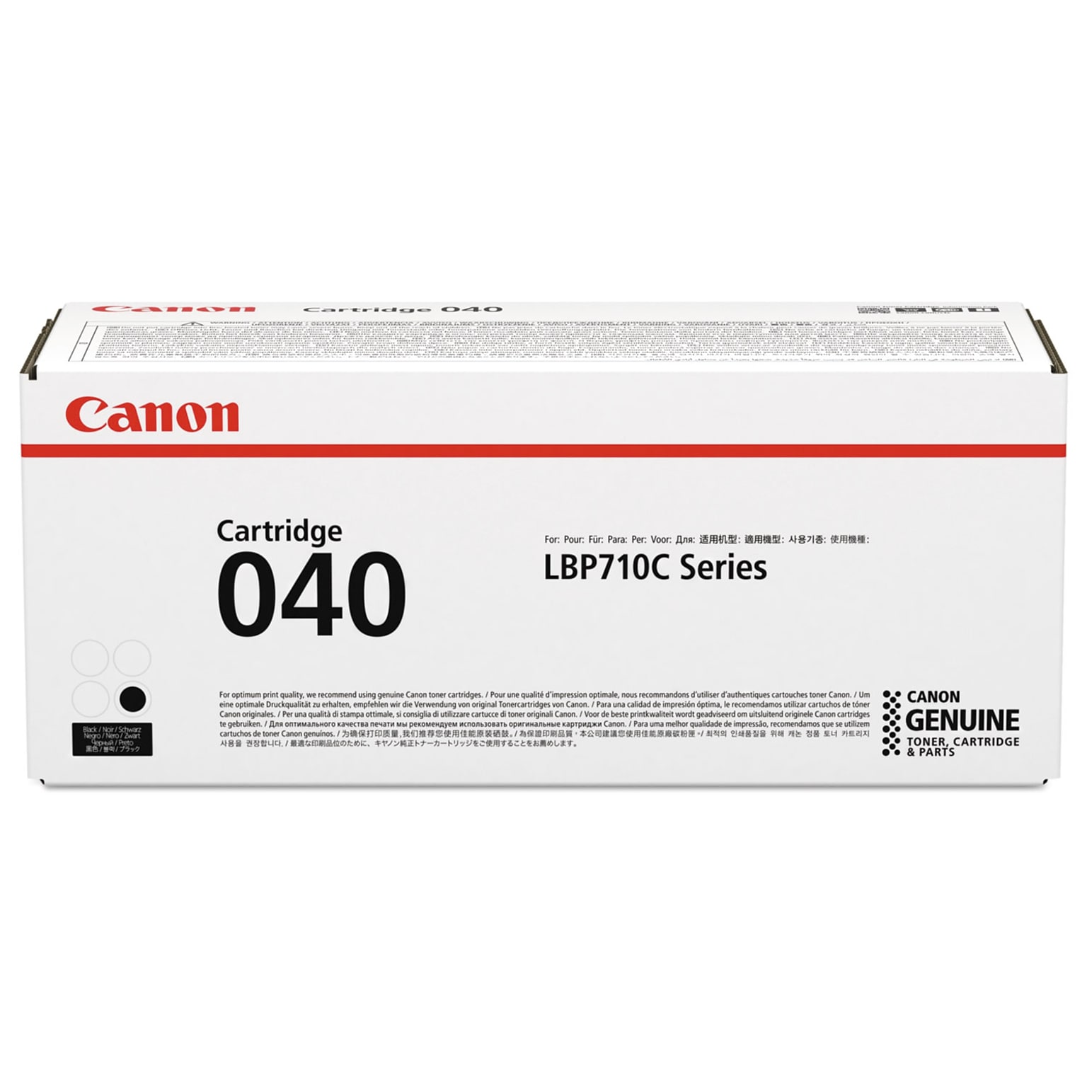 Canon 040 Black Standard Yield Toner Cartridge (CNM0460C001AA)