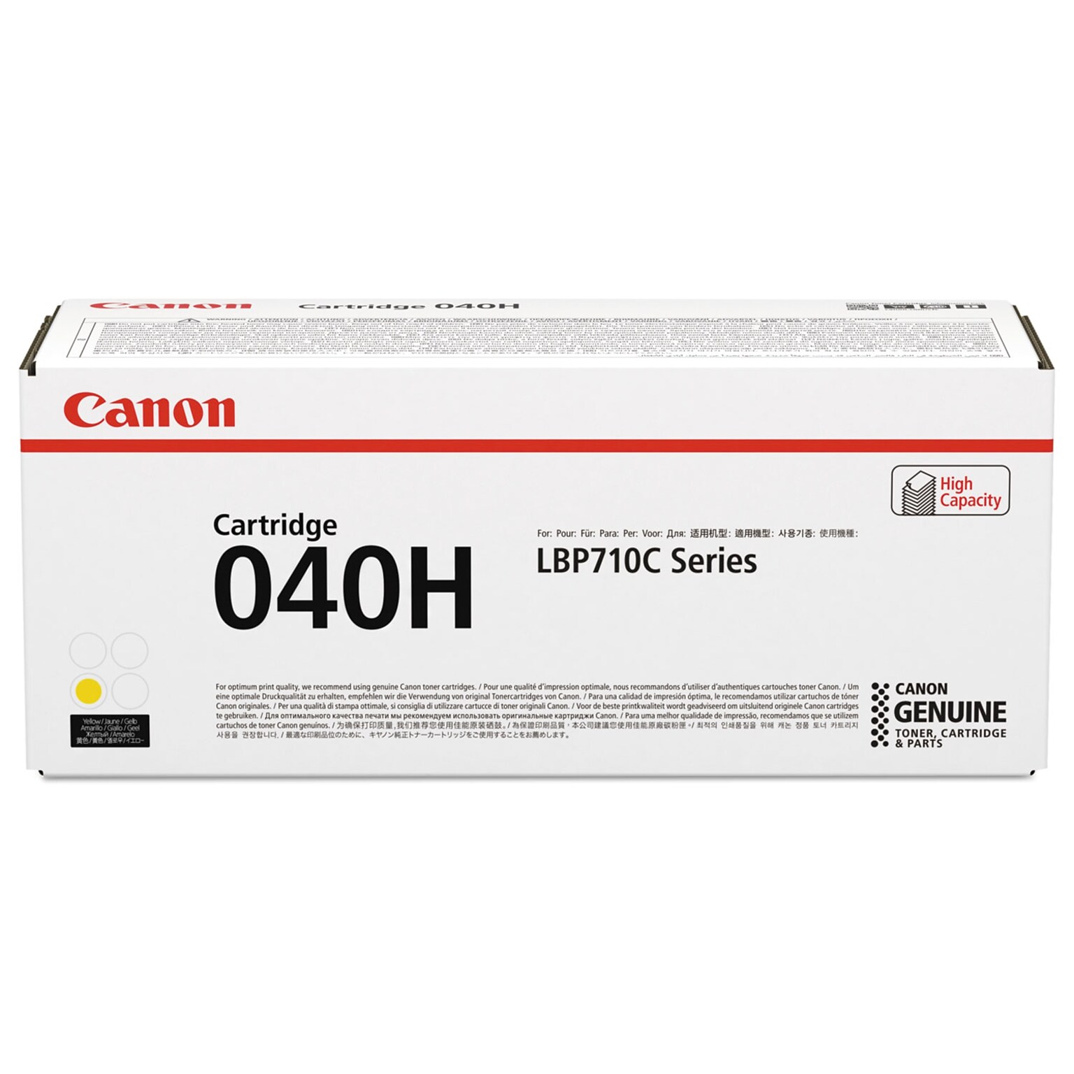 Canon 040H Yellow High Yield Toner Cartridge (CNM0455C001AA)
