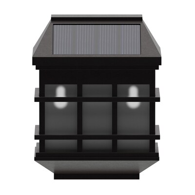 Flash Furniture Holder LED Solar Wall Mount Lights, Outdoor, Brown (DNSL1086BR)