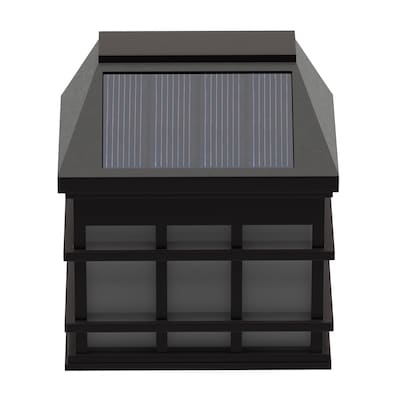 Flash Furniture Holder LED Solar Wall Mount Lights, Outdoor, Brown (DNSL1086BR)