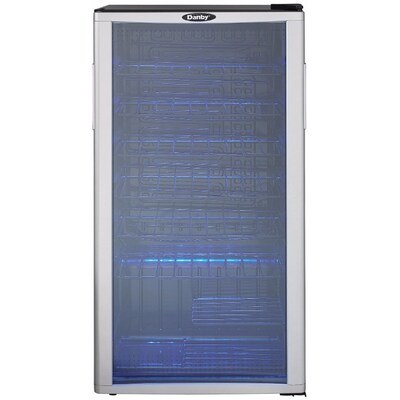 Danby 35-Bottle 3.2-Cu. Ft. Single-Zone Wine Cooler, Stainless Steel