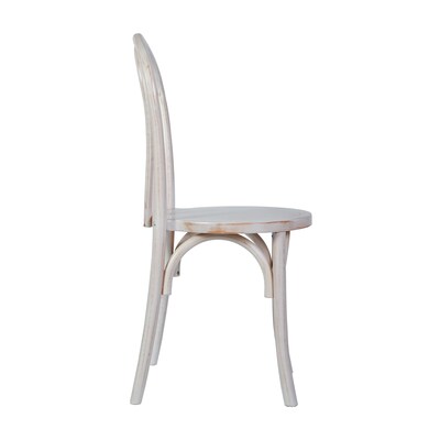 Flash Furniture Betsy Contemporary Wood Dining Chair, White Wash, 2/Pack (2ZH8003AWHTWSH)