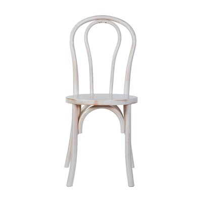 Flash Furniture Betsy Contemporary Wood Dining Chair, White Wash, 2/Pack (2ZH8003AWHTWSH)