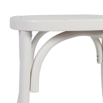 Flash Furniture Brooklyn Contemporary Wood Dining Chair, White (ZH81005WHT)