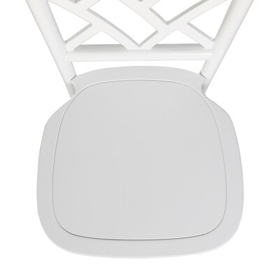 Flash Furniture Brooklyn Contemporary Wood Dining Chair, White (ZH81005WHT)