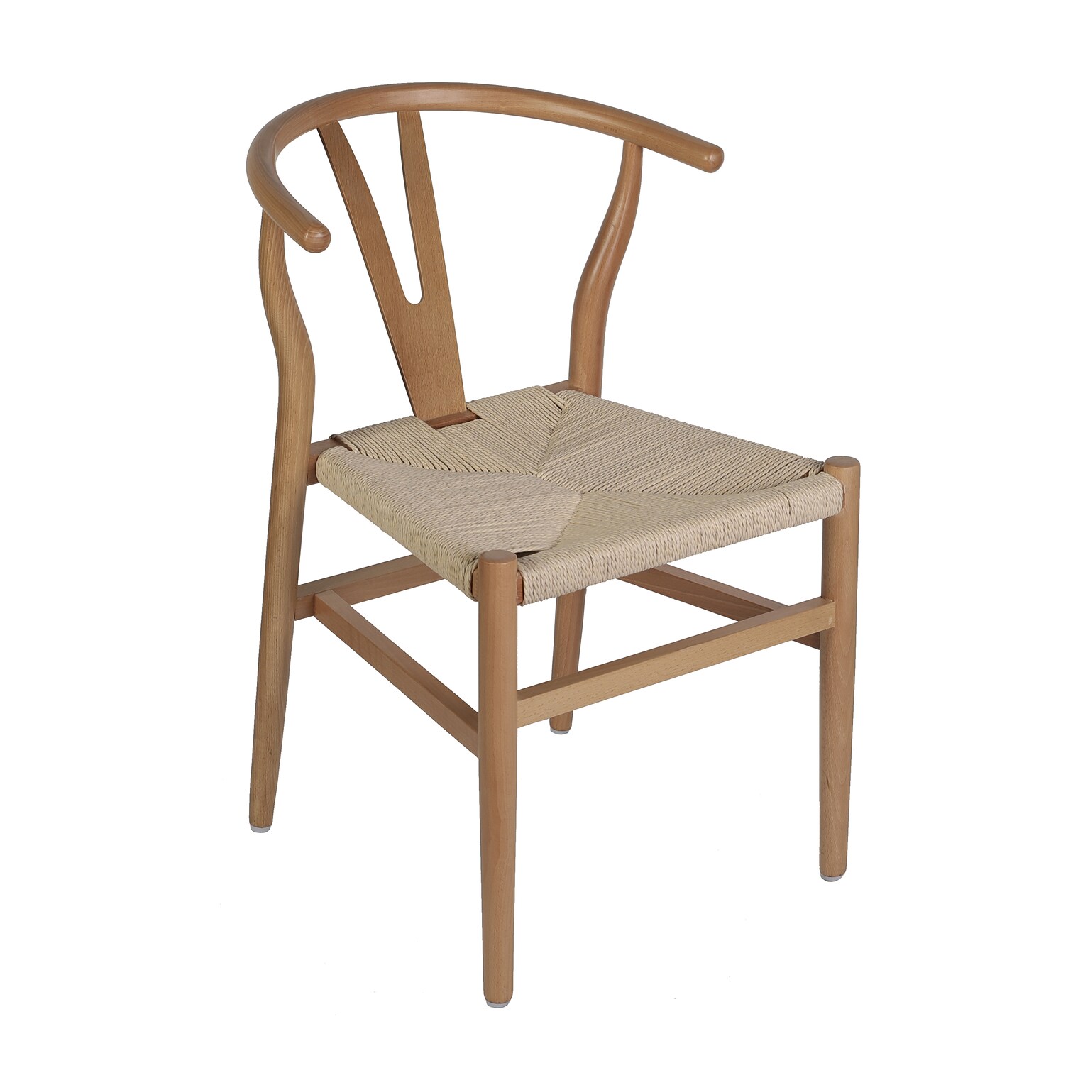 Flash Furniture Logan Contemporary Wood and Kraft Paper Dining Chair, Oak/Natural Finish (ZH8101YSOAKNAT)