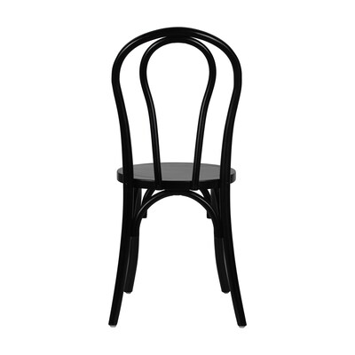 Flash Furniture Betsy Contemporary Wood Dining Chair, Black (ZH8003ABLK)