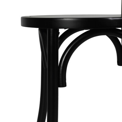 Flash Furniture Betsy Contemporary Wood Dining Chair, Black (ZH8003ABLK)