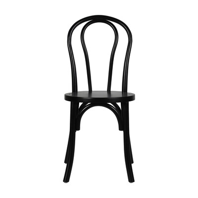 Flash Furniture Betsy Contemporary Wood Dining Chair, Black (ZH8003ABLK)
