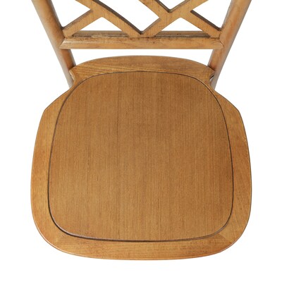 Flash Furniture Brooklyn Contemporary Wood Dining Chair, Pecan (ZH81005PEC)