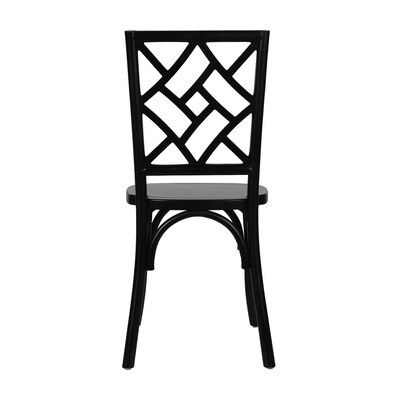 Flash Furniture Brooklyn Contemporary Wood Dining Chair, Black (ZH81005BLK)