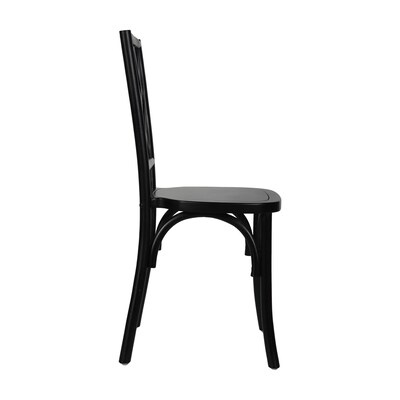 Flash Furniture Brooklyn Contemporary Wood Dining Chair, Black (ZH81005BLK)