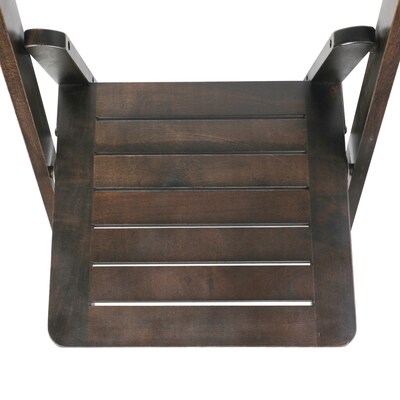 Flash Furniture Holden Solid Wood Commercial Grade Folding Dining Chair, Early American (ZH80053EAW)