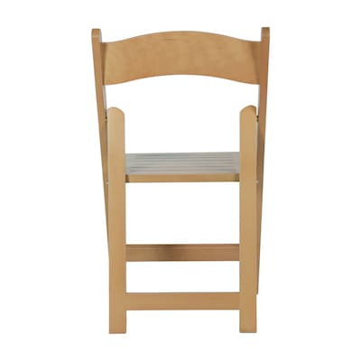 Flash Furniture Holden Solid Wood Commercial Grade Folding Dining Chair, Oak (ZH80053OAK)