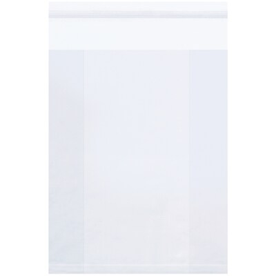 12 x 18 Gusseted Poly Bags, 2 Mil, Clear, 500/Pack (PRR120418)