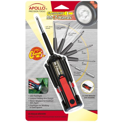 Apollo Tools Mr. 7 Hands 8-in-1 Multi-Tool Flashlight (DT1719)