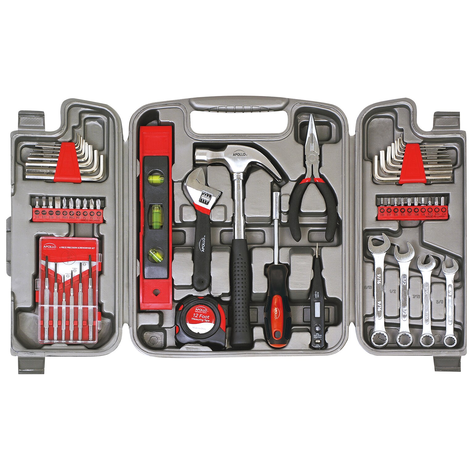 Apollo Tools Household Tool Kit, 53 Piece (DT9408)