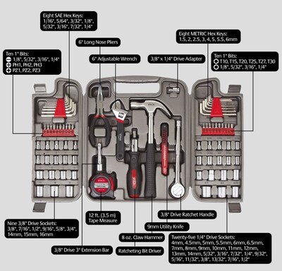 Apollo Tools Multi-Purpose Tool Kit, 79 Piece (DT9411)