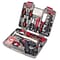 Apollo Tools Household Tool Kit with 4.8 Volt Cordless Screwdriver, 144 Piece (DT8422)