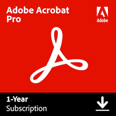 Adobe Acrobat Pro for 1 User, Windows and Mac, Download (30007015)