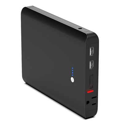 ChargeTech Portable Power Outlet, 27,000 mAh Battery Pack (2) USB Ports, (1) AC Outlet - 90W, 110V (PPO)