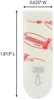 Command Multi-Pack Small Poster Hanging Strips, White, 48 Strips/Pack (17024-48ES)