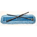 ODell Click-N-Go Blue/Gray Looped End 36L Re-usable Dust Mop Starter Kit (CGH600MHL36)