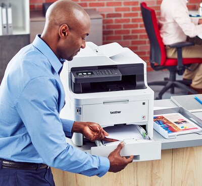 Brother MFC-L3770CDW Wireless Color All-in-One Laser Printer with Duplex Printing and Scanning