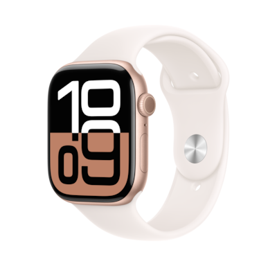 Apple Watch 46mm Light Blush Sport Band, Small/Medium (MXM83AM/A)