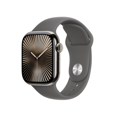 Apple Watch 42mm Stone Gray Sport Band, Small/Medium (MXLG3AM/A)
