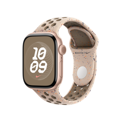 Apple Watch 42mm Desert Stone Nike Sport Band, Medium/Large  (MYJT3AM/A)