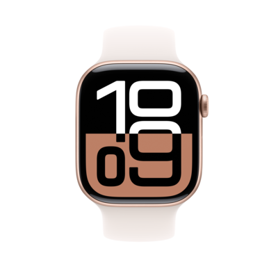 Apple Watch 46mm Light Blush Sport Band, Small/Medium (MXM83AM/A)
