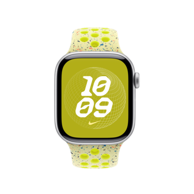 Apple Watch 40mm Volt Splash Nike Sport Band, Medium/Large (MC1U4AM/A)