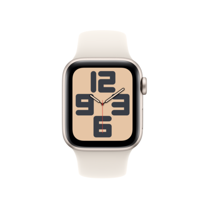 Apple Watch 40mm Starlight Sport Band, Small/Medium (MYJ33AM/A)