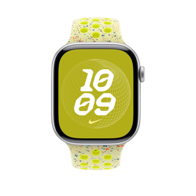 Apple Watch 46mm Volt Splash Nike Sport Band, Small/Medium (MXU73AM/A)