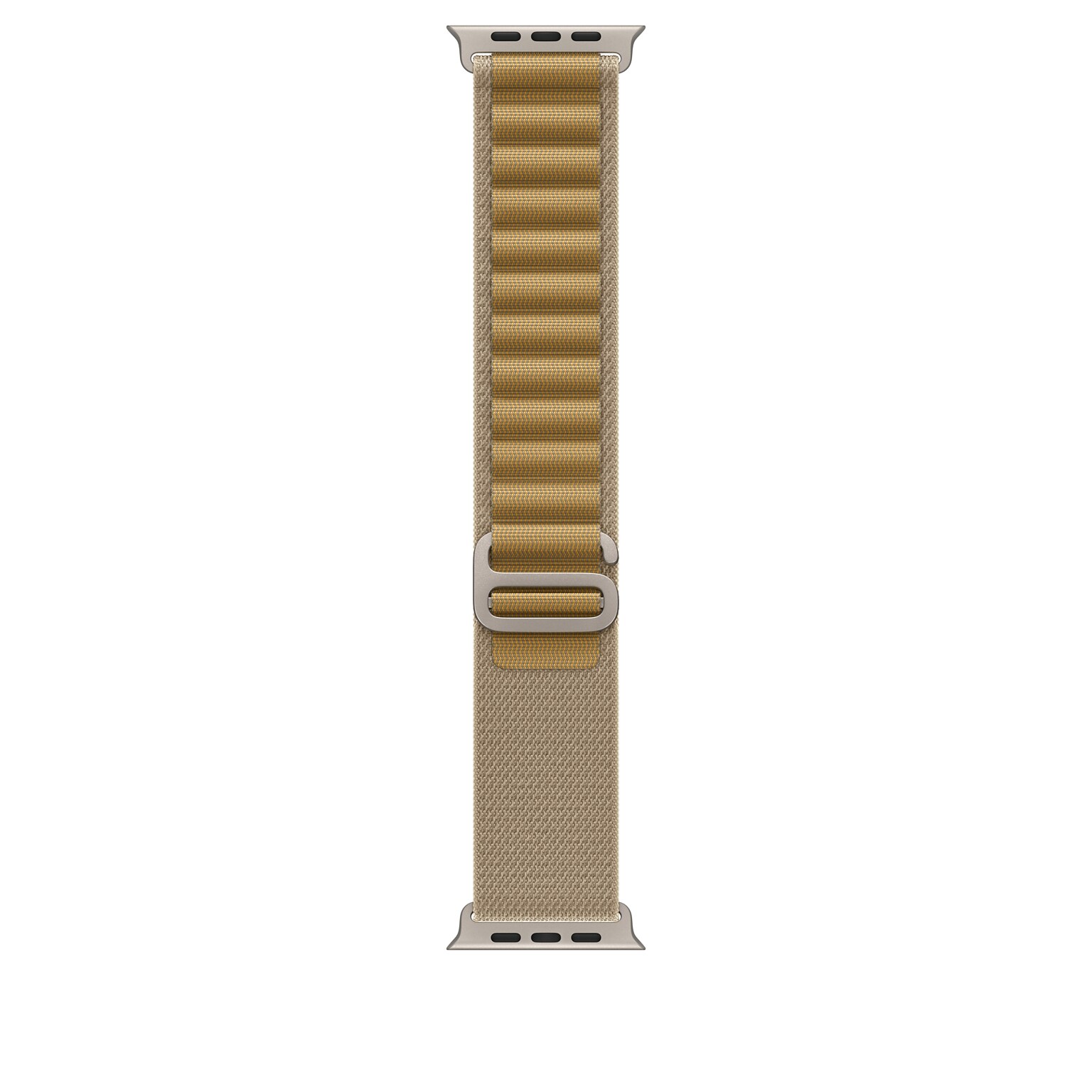 Apple Watch 49mm Tan Alpine Loop, Small, Natural Titanium Finish (MXN13AM/A)