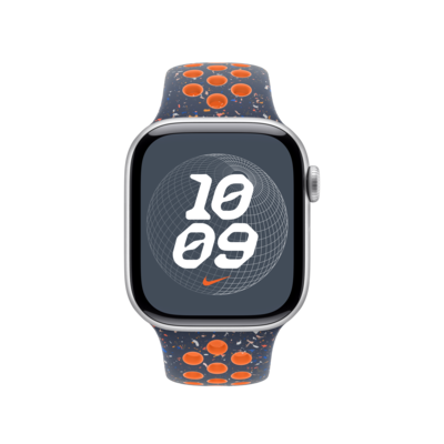Apple Watch 40mm Blue Flame Nike Sport Band, Medium/Large (MC2F4AM/A)