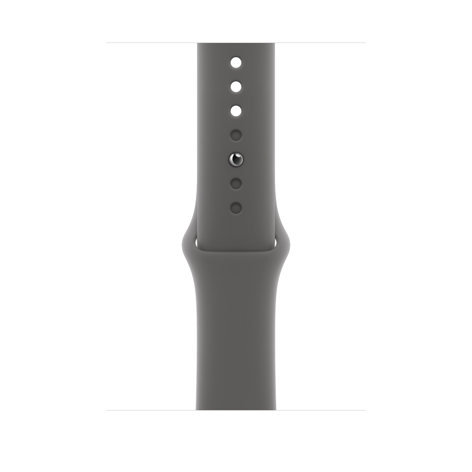 Apple Watch 46mm Stone Gray Sport Band, Small/Medium (MXLX3AM/A)