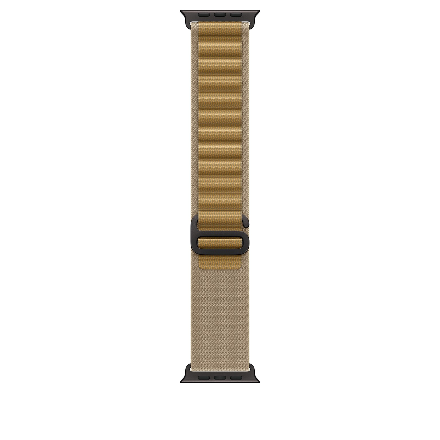 Apple Watch 49mm Tan Alpine Loop, Medium, Black Titanium Finish (MYQ13AM/A)