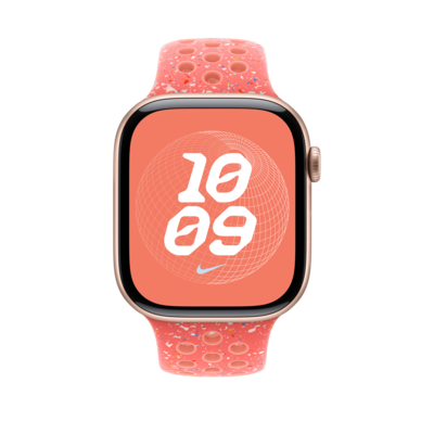 Apple Watch 46mm Magic Ember Nike Sport Band, Medium/Large (MYLG3AM/A)