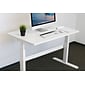 Mount-It! 48"W Desk Table Top For Standing Desks, White  (MI-7935)