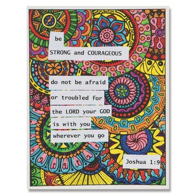 S&S Mandala Quote Collages Craft Kit, 24/Pack (GP3314)