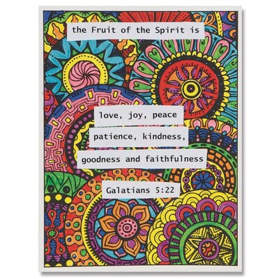 S&S Mandala Quote Collages Craft Kit, 24/Pack (GP3314)