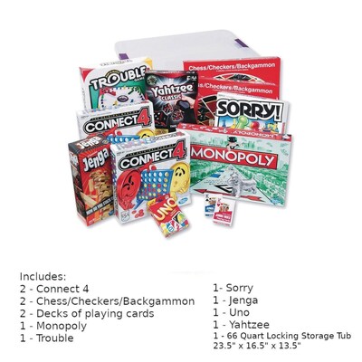 S&S All-Time Favorite Games Pack with Tub, 12/Pack (W10738)