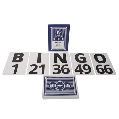 S&S Giant Bingo Calling Cards, 75/Pack (19544)