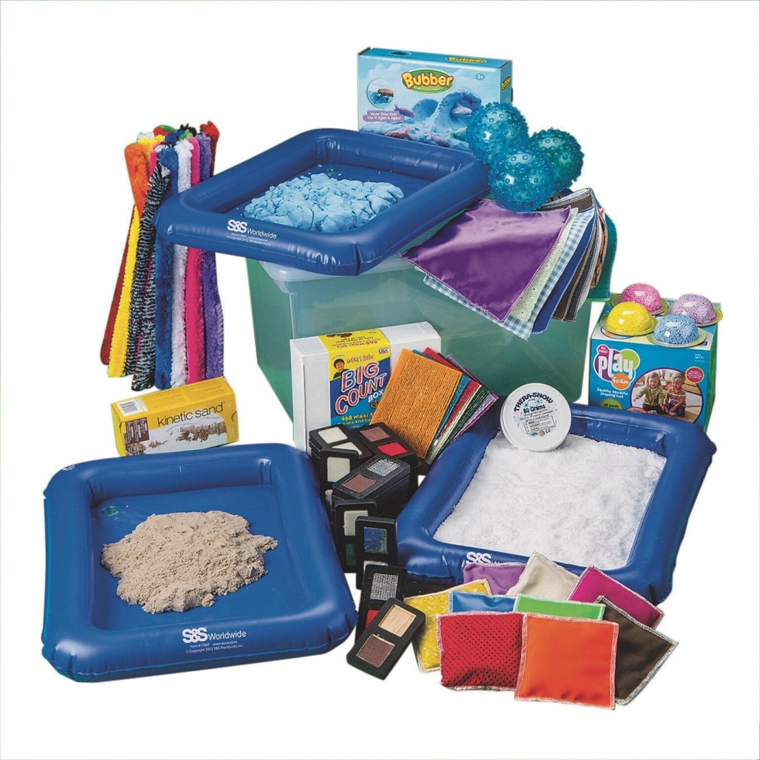 S&S Tactile Fun and Games Easy Pack, 12/Pack (18251)