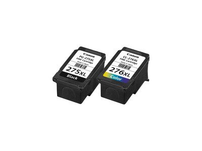 Canon 275/276 Black/TriColor Standard Yield Ink Cartridge Value Pack (4988C005)