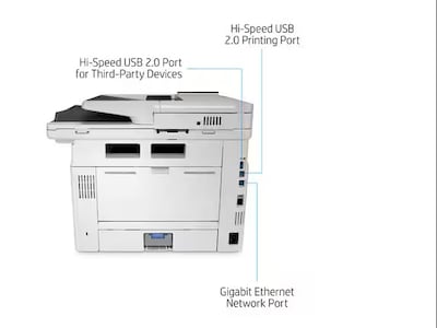 HP LaserJet Enterprise MFP M430f Black & White All-in-One Printer, Scanner, Copier, Fax (3PZ55A)