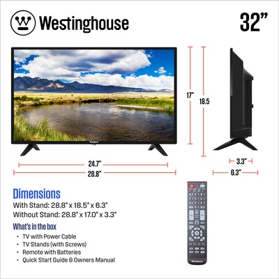 Westinghouse HX Series 32" 720p TV (WD32HX1201)